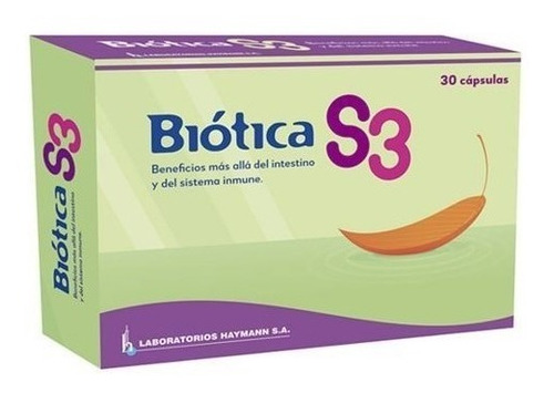 Biotica S3 30 Capsulas | Probiotico