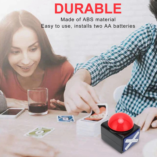 3 Peças Game Answer Buzzer, Game Buzzer Alarm Sound Button W