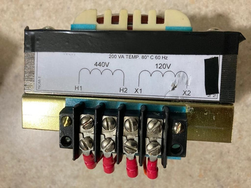 Transformador De Control 200 Va De 440 A 120 Volts