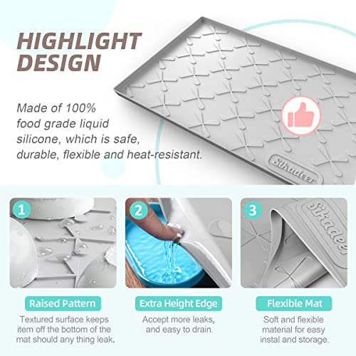Protector De Estantes Para Fregadero Sikadeer Para Baño Impe