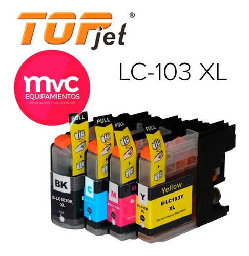 Cartucho Compatible Con Brother Lc-103 Xl Mvc