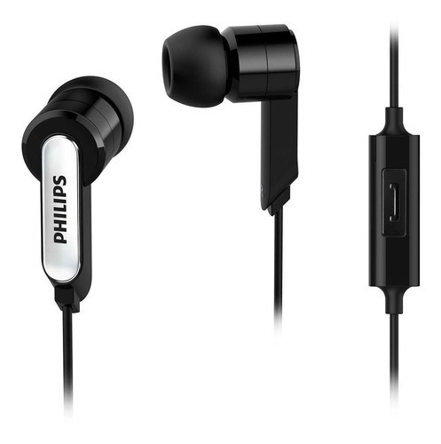 Auriculares Philips She1405bk/10 Con Micrófono