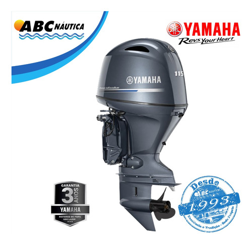 Motor De Popa Yamaha 115hp 4 Tempos