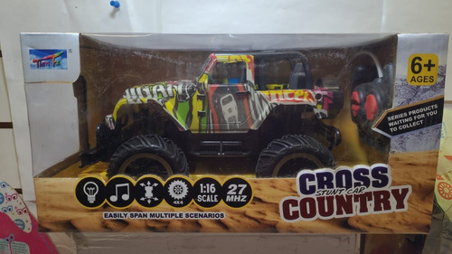 Jeep R/c Escala 1:16 7 Funciones Ruedas Patonas Srj