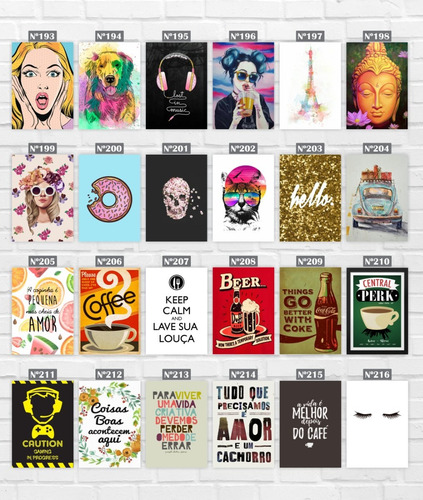 Imagem 4 de 10 de Kit 10 Placas Decorativas Mdf Frases Motivacionais 20x30