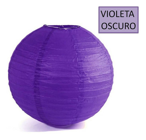 Imagen 2 de 8 de Lampara De Papel De Arroz China 25cm Varios Colores Colgante