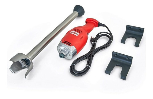 Imagen 2 de 2 de Batidora de inmersión Torrey TR-750 roja y acero inoxidable 110V 60 Hz 750W