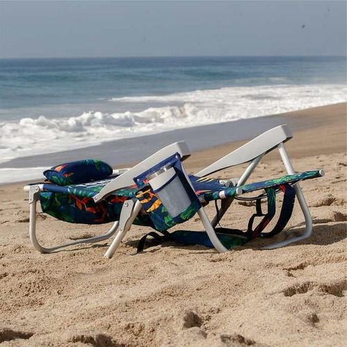 Silla Camastro De Playa Portatil Tommy Bahama 2 Pack Msi Color Azul Azul