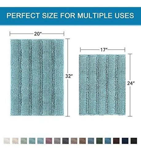 2 Piezas Cuarto De Baño Set Cuarto De Baño Rugs Asas 93whm