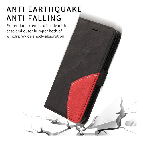 Funda Protectora Tipo Cartera De Piel Sintética De Alta Calidad Para La Serie Nokia Con Ranura Para Tarjetas