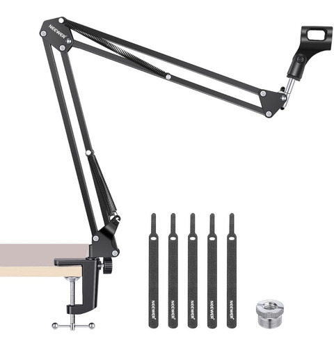 Imagen 1 de 8 de Soporte Para Micrófono Brazo Tijera Ajustable