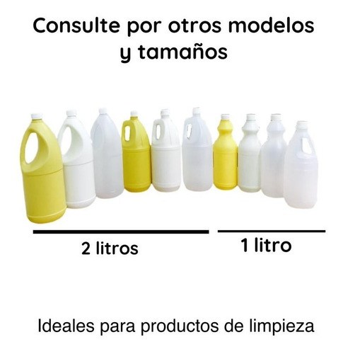 Envases Plasticos Botellas Lavandina 1 Litro X 200 Un