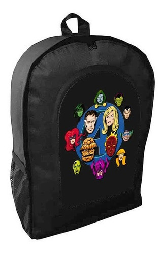 Mochila Los 4 Fantasticos Super Heroes Modelo Ab1