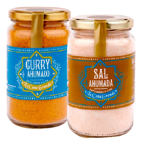 Especias La Casa Grande Ahumados Curry X 500 Grs  Sal X 1 Kg