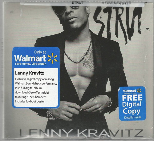 Cd Lenny Kravitz - Strut -edição Walmart Eua + Poster +bonus
