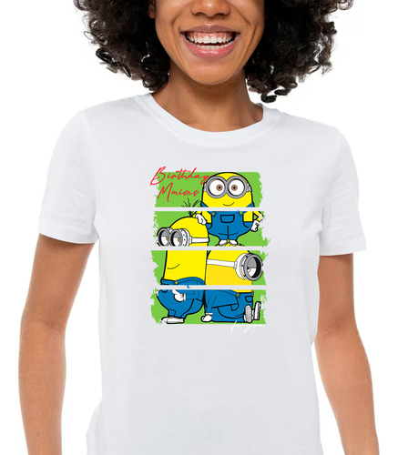 Playera Unisex De Minions Collage