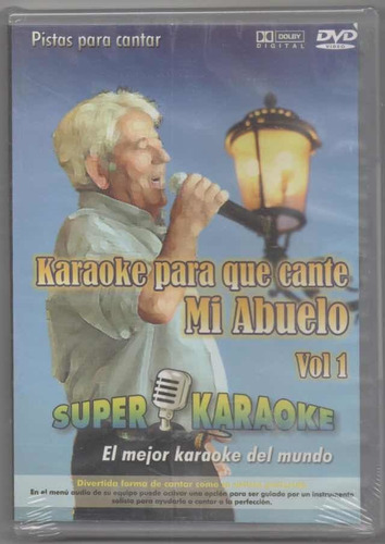 Karaoke Para Que Cante Mi Abuelo Vol.1. Dvd Nuevo Qqa.