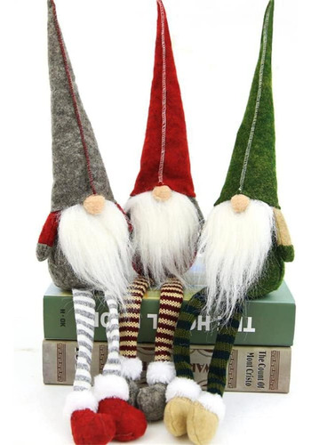 Neilden 3 Piezas Gnomo Sueco, Juguete De Peluche Navideño,