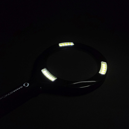 Imagen 9 de 10 de Kit 5 Linternas Led Lampara Imán Lupa Farol Mini Llavero Usb