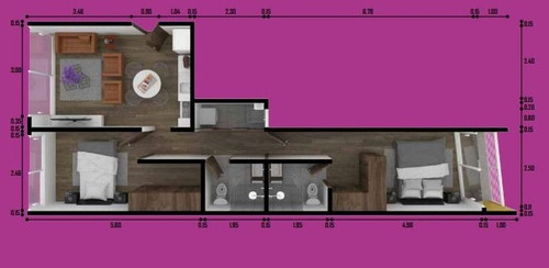 Imagen 9 de 14 de Departamento En Venta Cuauhtémoc (m2d1893)