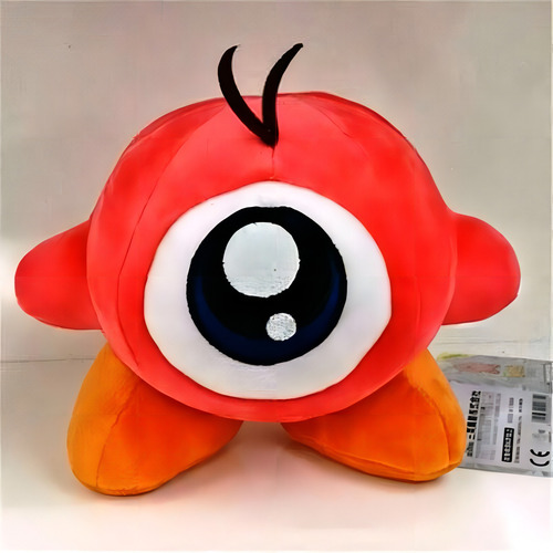 Peluche Kirby de Mario Bros Kirbi, 25 cm, color rojo