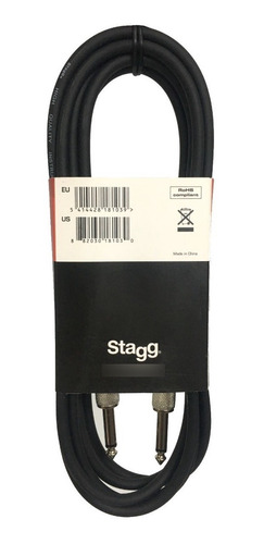 Imagen 3 de 7 de Cable Stagg Plug A Plug 3 Mts Sgc3