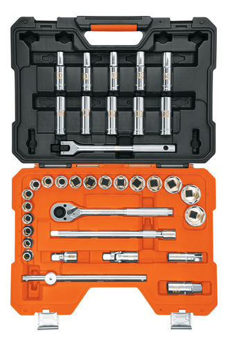 Juego De 36 Herramientas Cuadro 1/2 Mm, Truper 102249