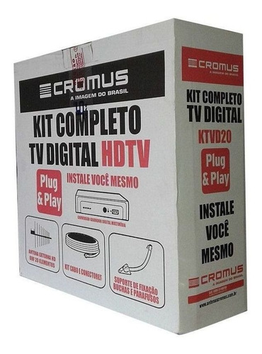Imagem 2 de 2 de Conversor Gravador Cromus Digital Ktvd20 Kit