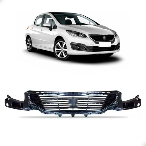 Grade Peugeot 308 2016 2017 2018 Preto