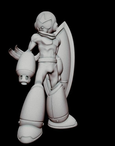  Archivo Stl Impresión 3d - Megaman Protoman