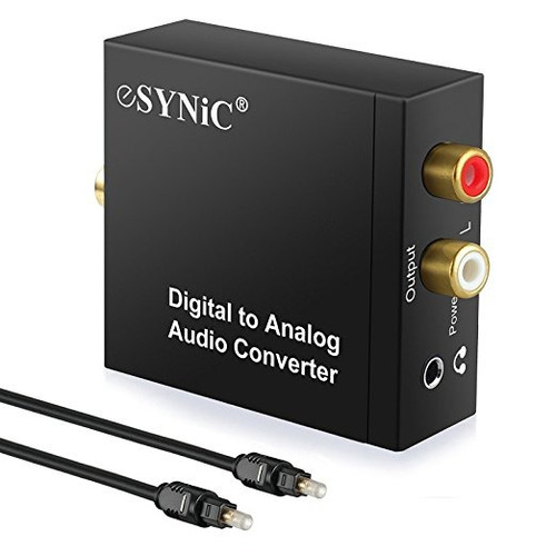 Esynic Dac De Digital A Analógico Convertidor De Audio Coaxi
