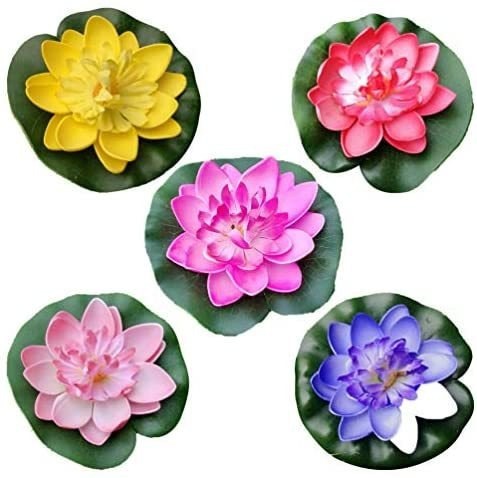 Imagen 1 de 7 de Planta De La Charca Del Lirio De La Decoración Del Lirio De
