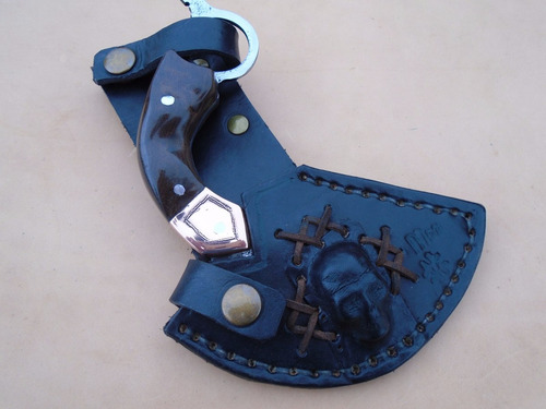 Cuchillo Kerambit Forja Machado Integral Ac. C. Mod .tradic.