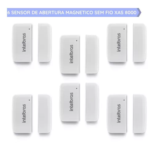 Kit Amt 8000+sensores+sirene+controle Intelbras