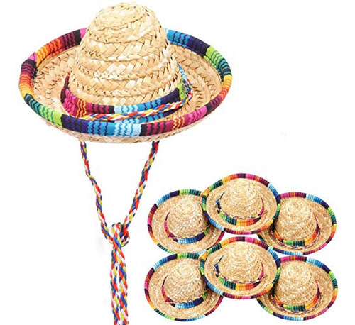 Sombrero De Fiesta Tbestmax 10 Piezas Mini Sombrero Mexicano