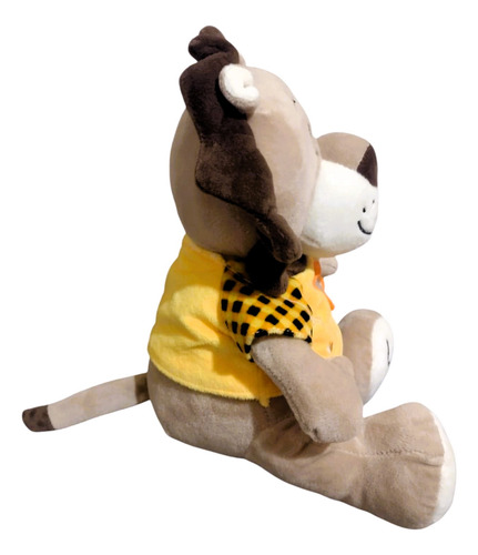Peluche León Con Playera Dkm Toys 30 Cm