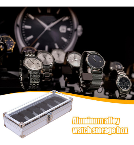 Caja De Relojes Y Joyas Para Hombres Caja De Almacenamiento