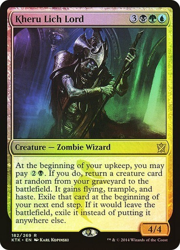 Magic Kheru Lich Lord Khans Of Tarkir (foil)