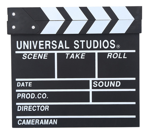 Wooden Clapper Board Director Scene Tv Movie Film Cut Prop