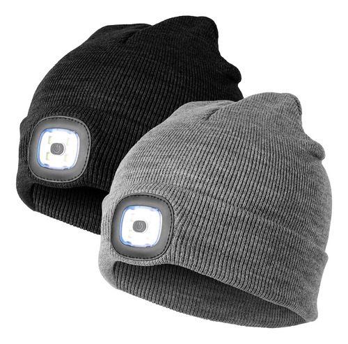 Gorro Singpad Con Luz Incorporada 4 Led, Gorro Iluminado Por