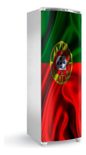 Adesivo Envelopar Geladeira Total Bandeira  Portugal  Luso