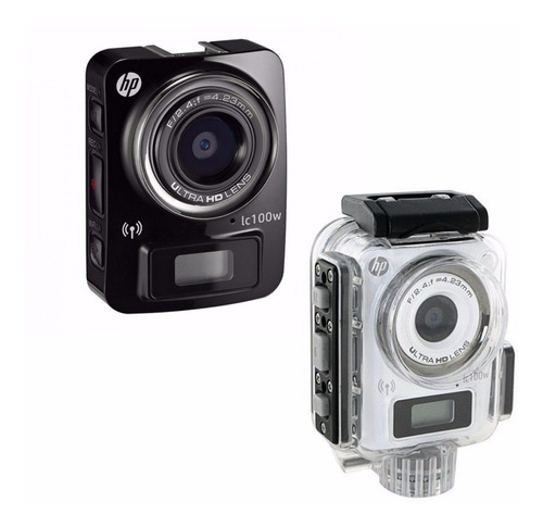 Cámara Deportiva Action Cam Hp Lc100-negro