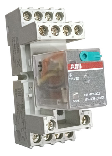 Relé Relay Abb 125vdc 14 Pin C/base 6a 1svr405613r8200
