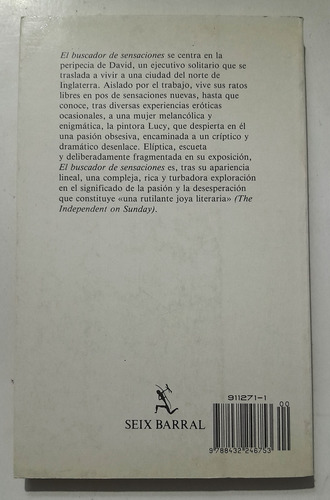 El Buscador De Sensaciones Charles Palliser 1a Edic (Usado)