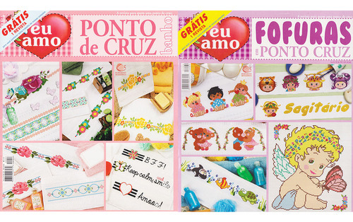 Revista: Artesanía, bordado, punto de cruz, magdalenas, baño y toallas