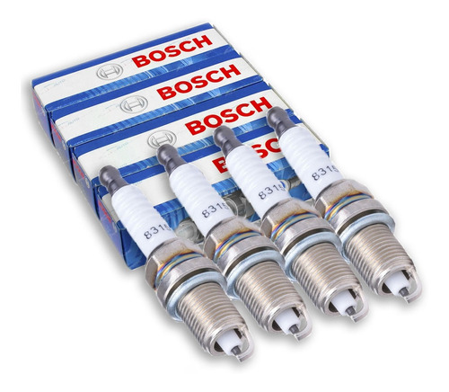 4 Bujias Bosch Vw Cross Fox 1.6 8v Apto Gnc