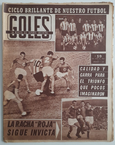 Revista Goles 828 Argentina Campeon Copa De Naciones 1964