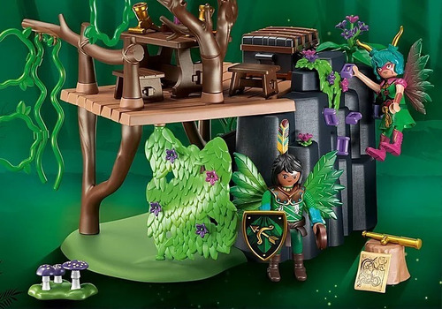 Figura Armable Playmobil Ayuma Campamento De Entrenamiento Cantidad de piezas 150