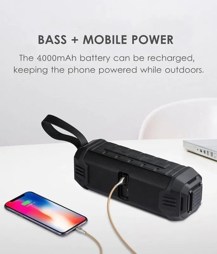 Caixa De Som Bluetooth Y280 12hrs De Musica Awei Original