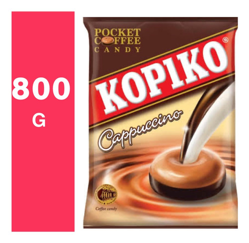 Bala Cappucino Kopiko  Importada Coffe Candy Pct Familia